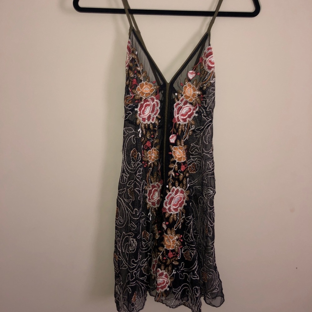 Free people sheer intimate dress
